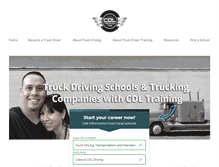 Tablet Screenshot of cdltrainingtoday.com